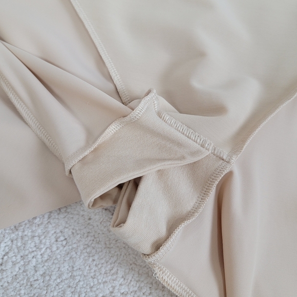 Maidenform Beige High Waist Firm‎ Thigh Slimmer Shaping Shorts Sz 3XL Plus NEW - Picture 7 of 14